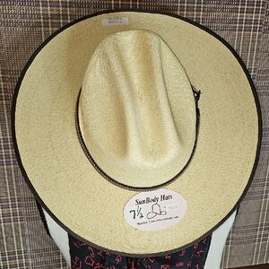 Women's Cream Straw Hat
